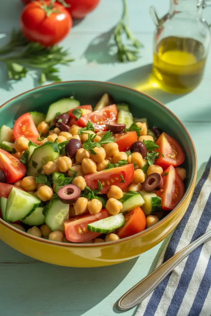 Mediterranean Chickpea Salad