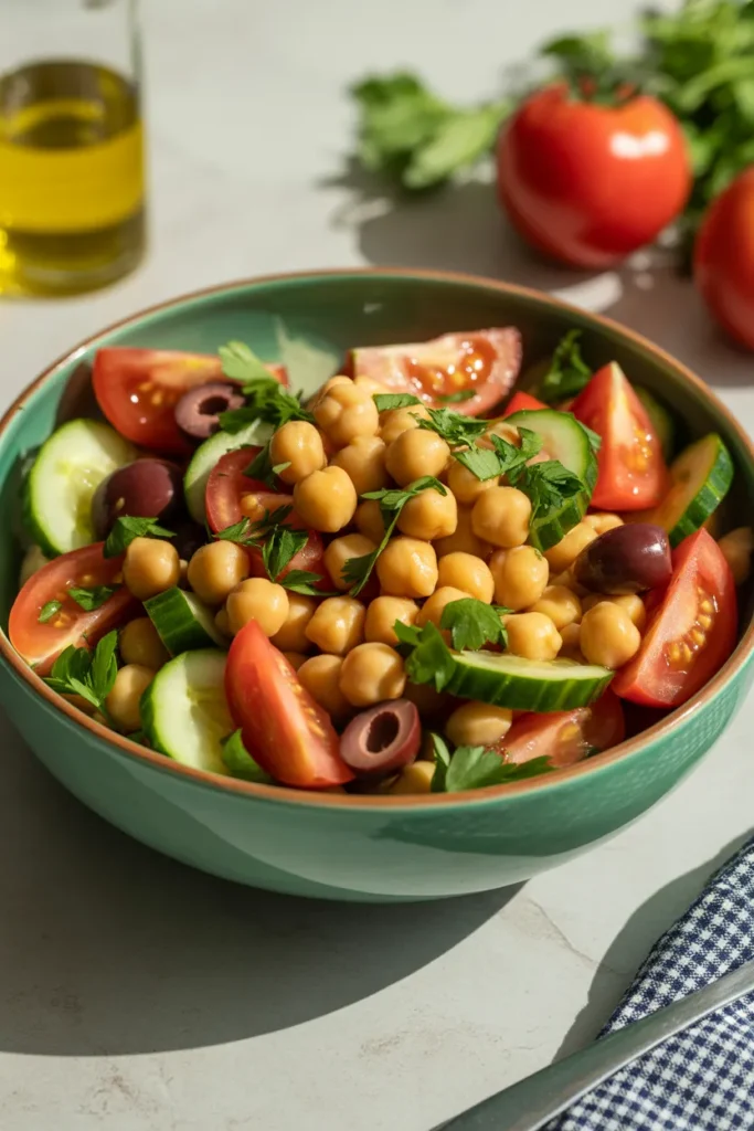 Mediterranean Chickpea Salad