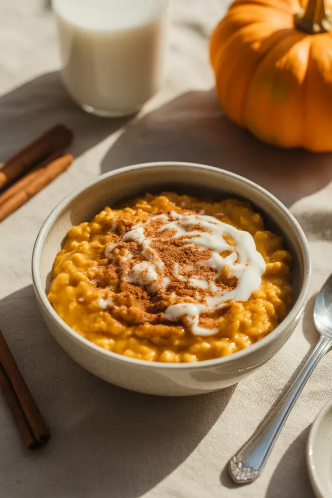 Pumpkin Pie Oatmeal