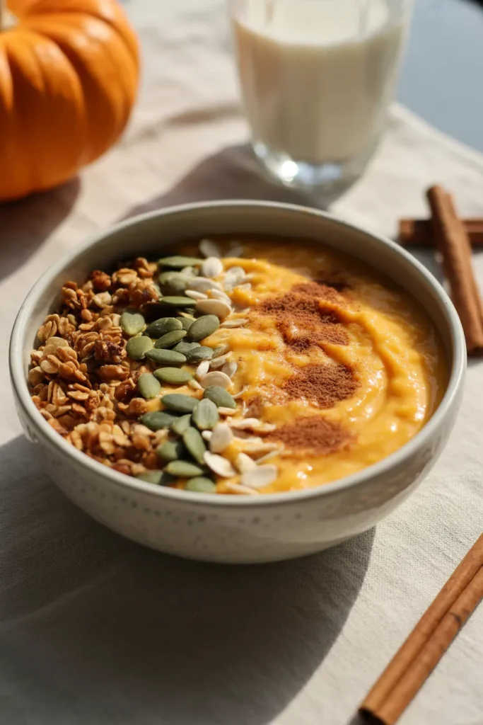 Pumpkin Pie Smoothie Bowl
