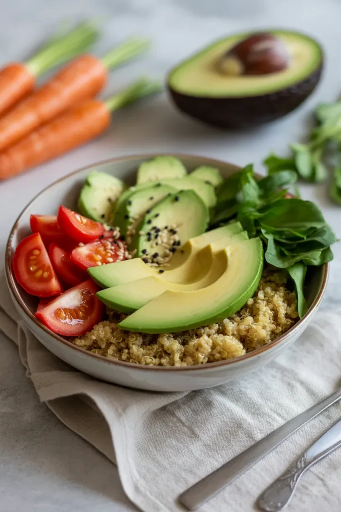 Quinoa & Avocado Veggie Bowl