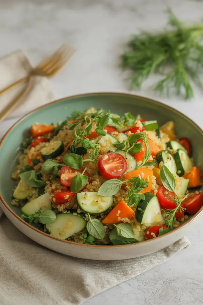 Quinoa & Roasted Vegetable Salad