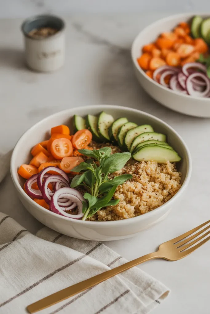 Quinoa & Roasted Veggie Bowl