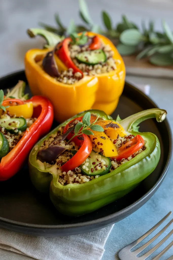 Quinoa Stuffed Bell Peppers