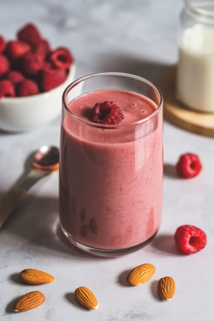 Raspberry Almond Smoothie