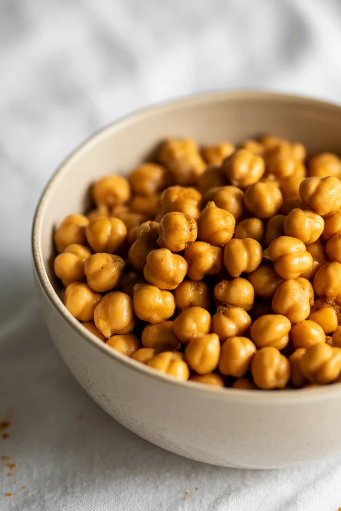 Roasted Chickpeas with Turmeric