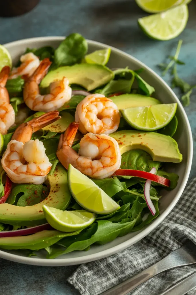 Spicy Shrimp & Avocado Salad