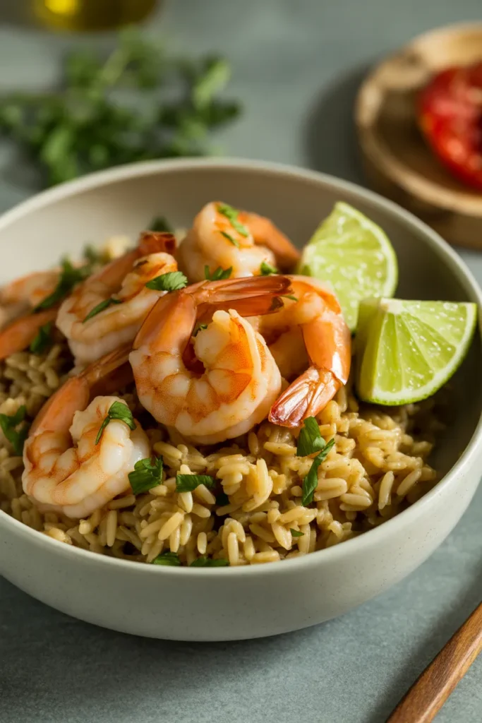 Spicy Shrimp & Brown Rice Bowl
