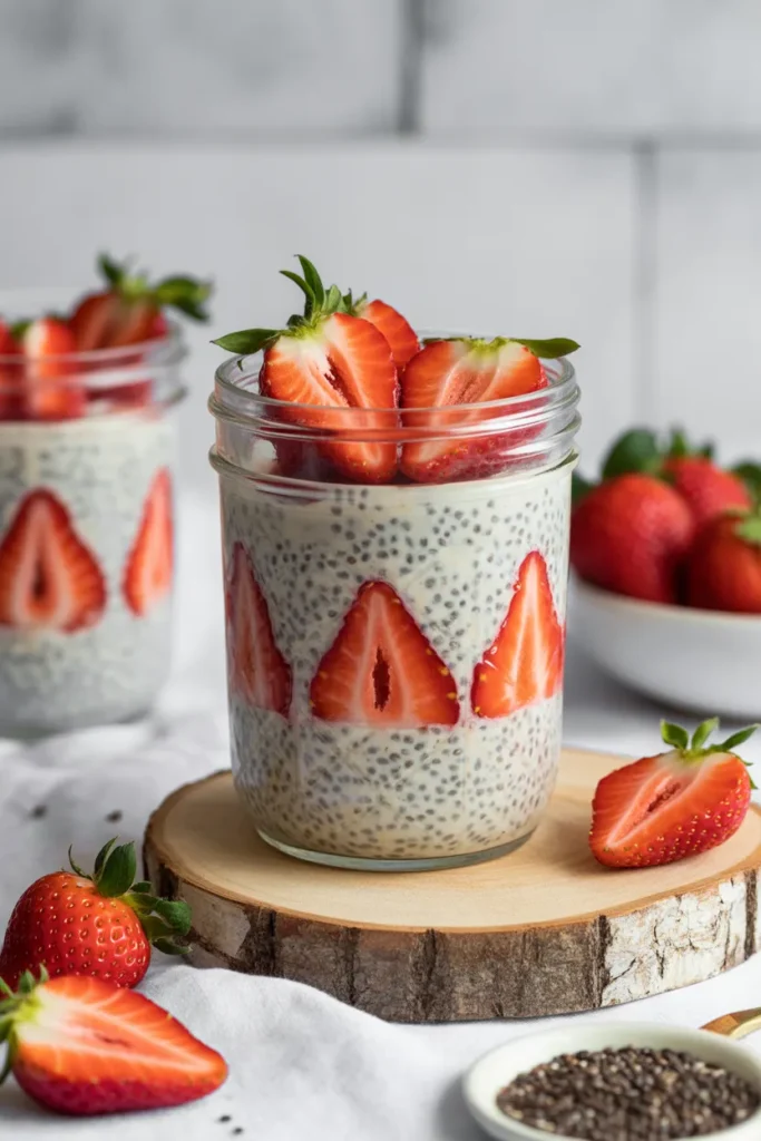 Strawberry Chia Overnight Oats