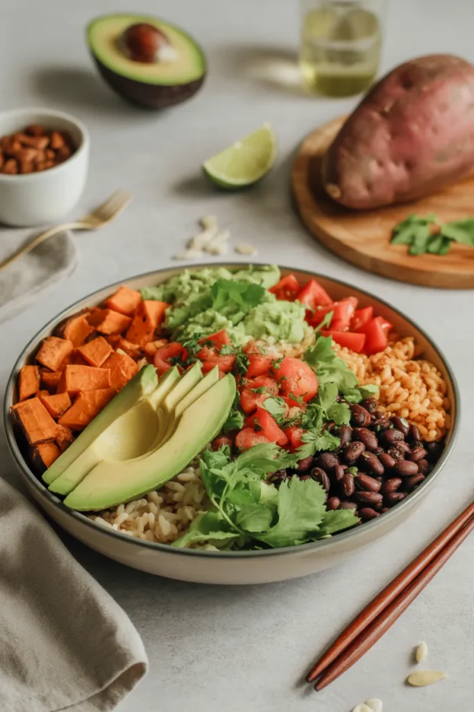 Sweet Potato & Black Bean Burrito Bowl