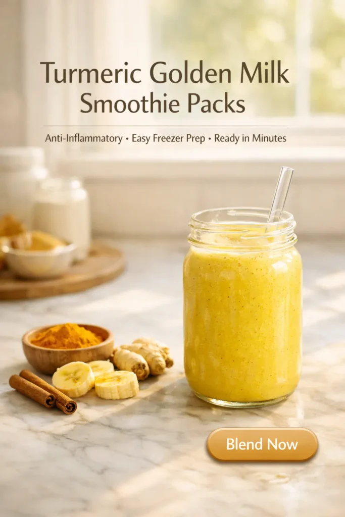 Turmeric Golden Milk Smoothie Packs