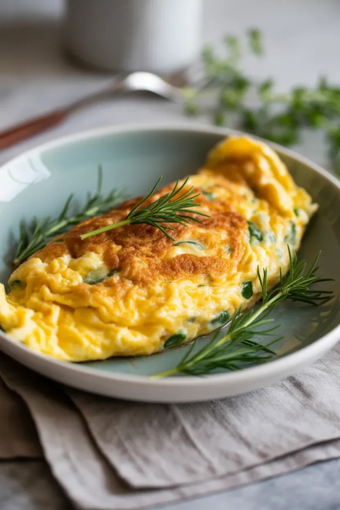 Vegetable & Herb Omelet Bowl