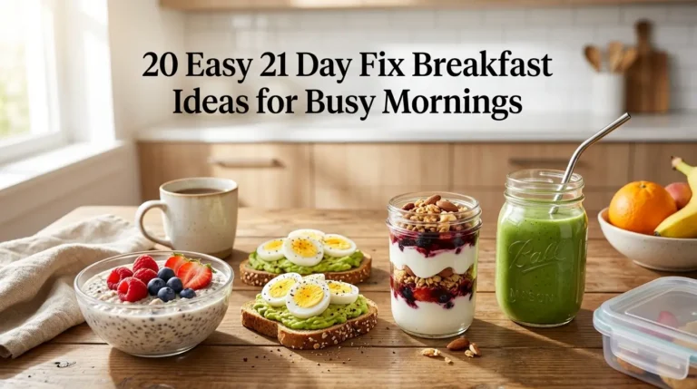 20 Easy 21 Day Fix Breakfast Ideas for Busy Mornings (Quick & Filling)