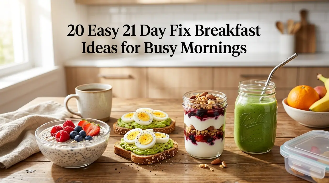 20 Easy 21 Day Fix Breakfast Ideas for Busy Mornings (Quick & Filling)