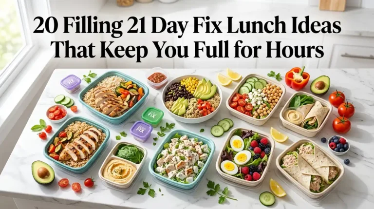 20 Filling 21 Day Fix Lunch Ideas That Keep You Full for Hours