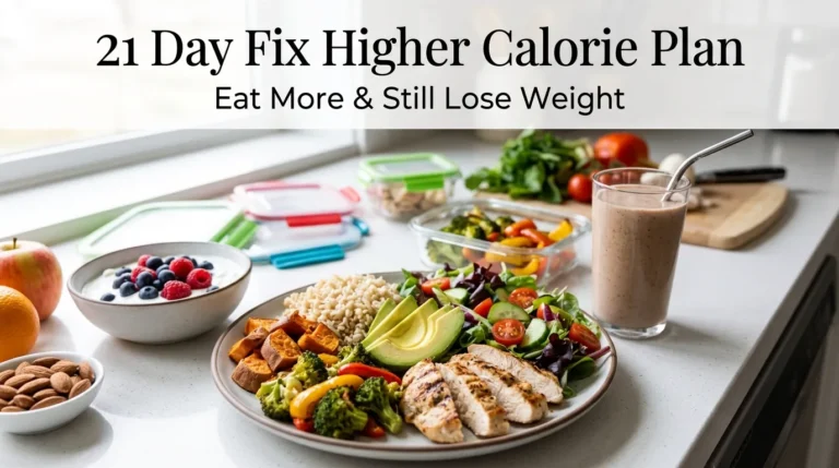 21 Day Fix Higher Calorie Plan (Eat More & Still Lose Weight)