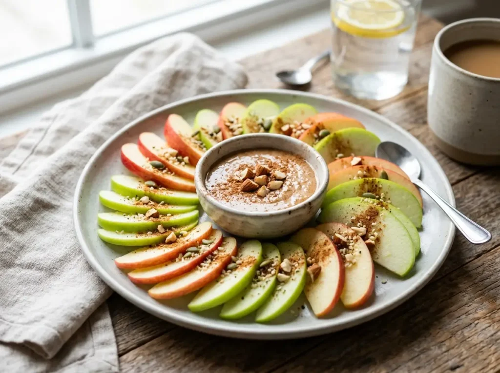 Almond Butter Apple Slices