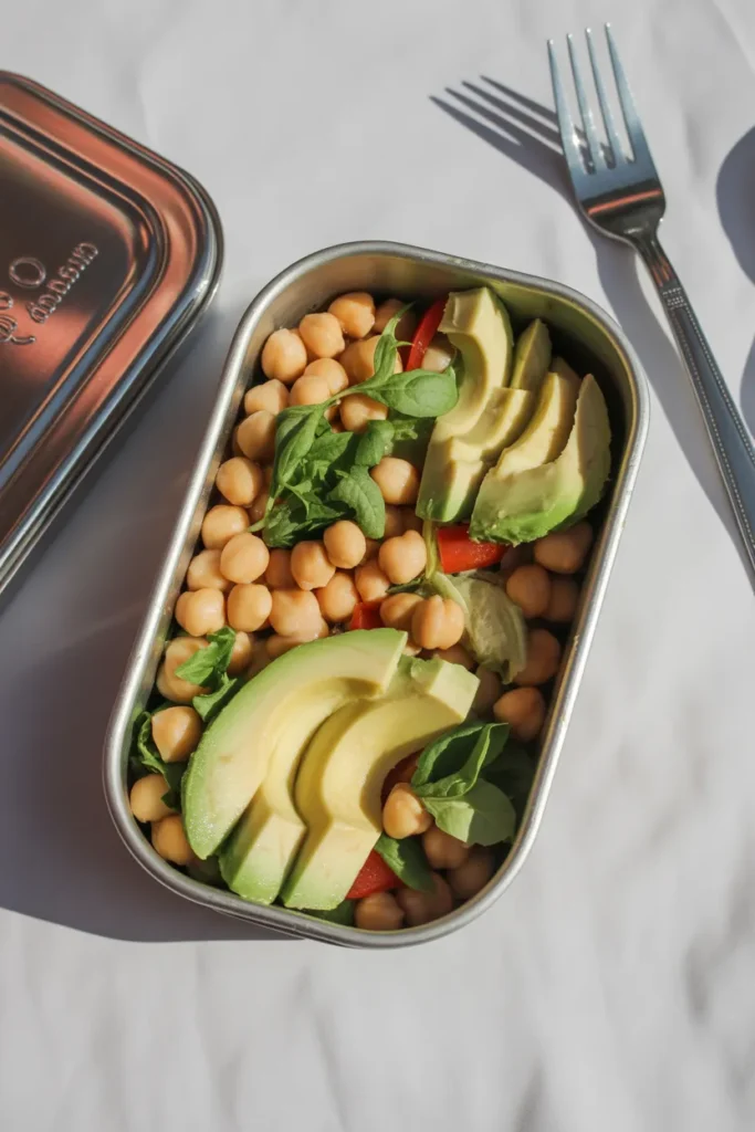 Avocado Chickpea Salad