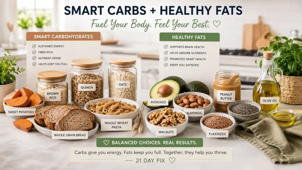 Carbs and Healthy Fats Guide