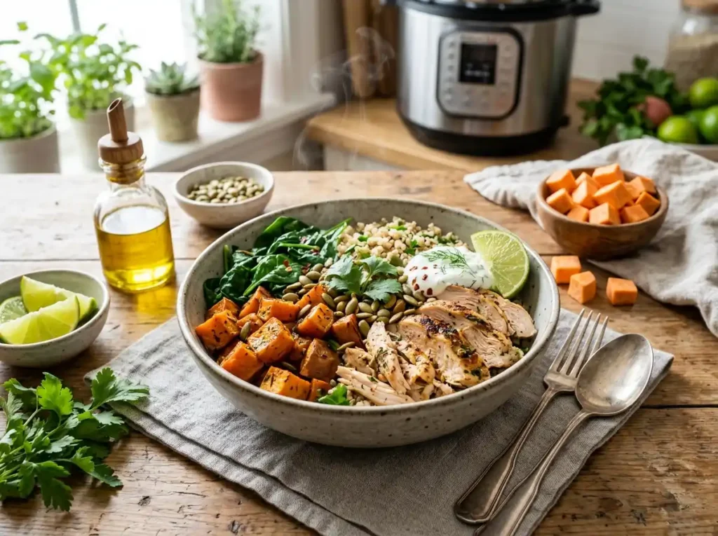 Chicken Sweet Potato Bowl