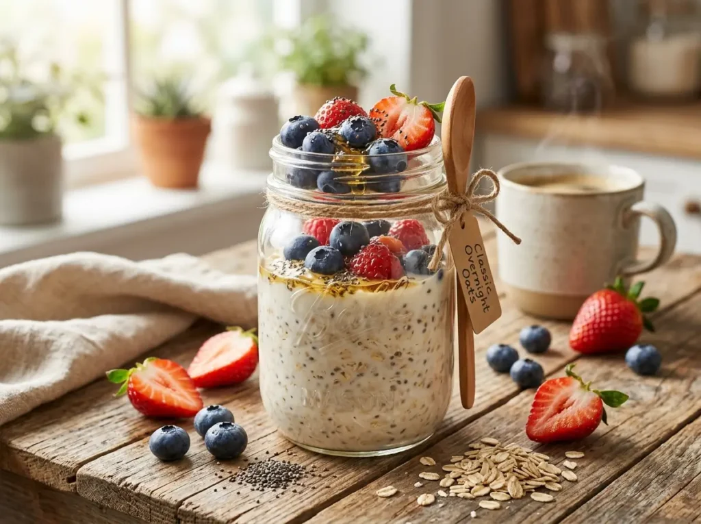 Classic Overnight Oats with Berries