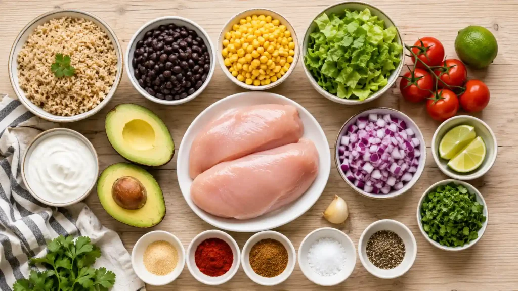 Ingredients Flat Lay