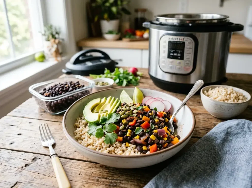 Instant Pot Black Bean Bowl