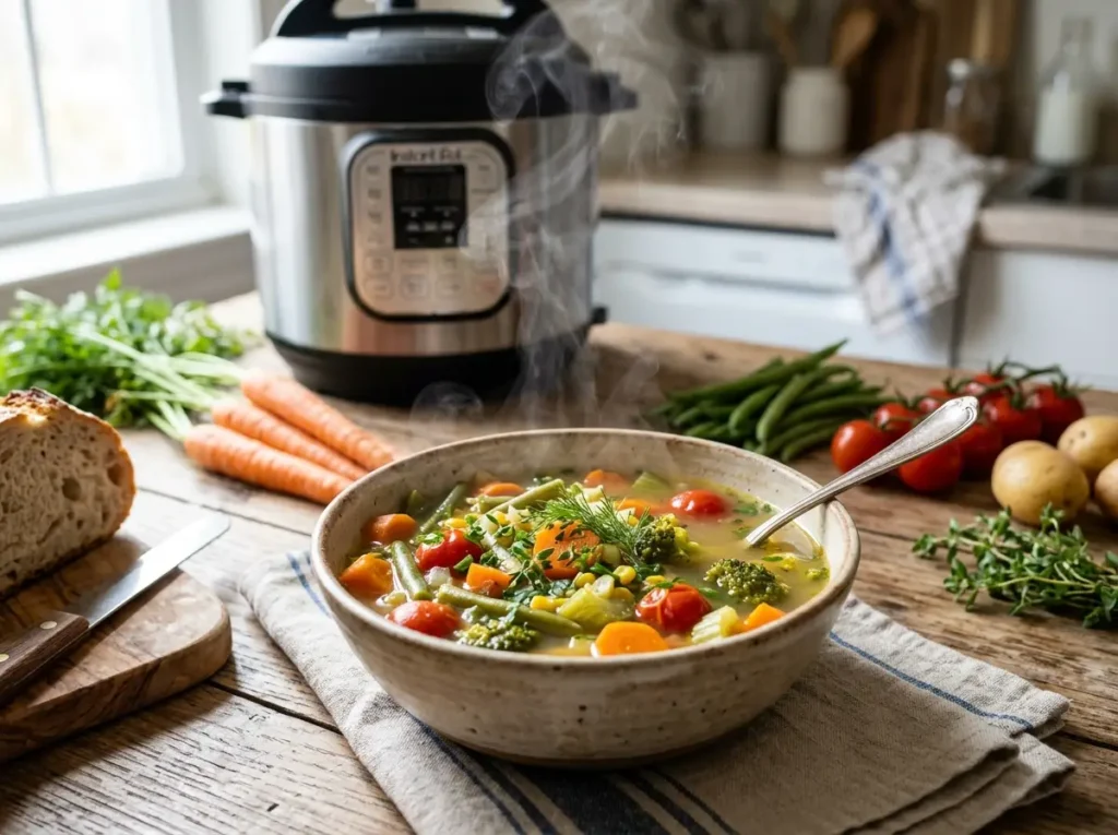 Instant Pot Vegetable Soup