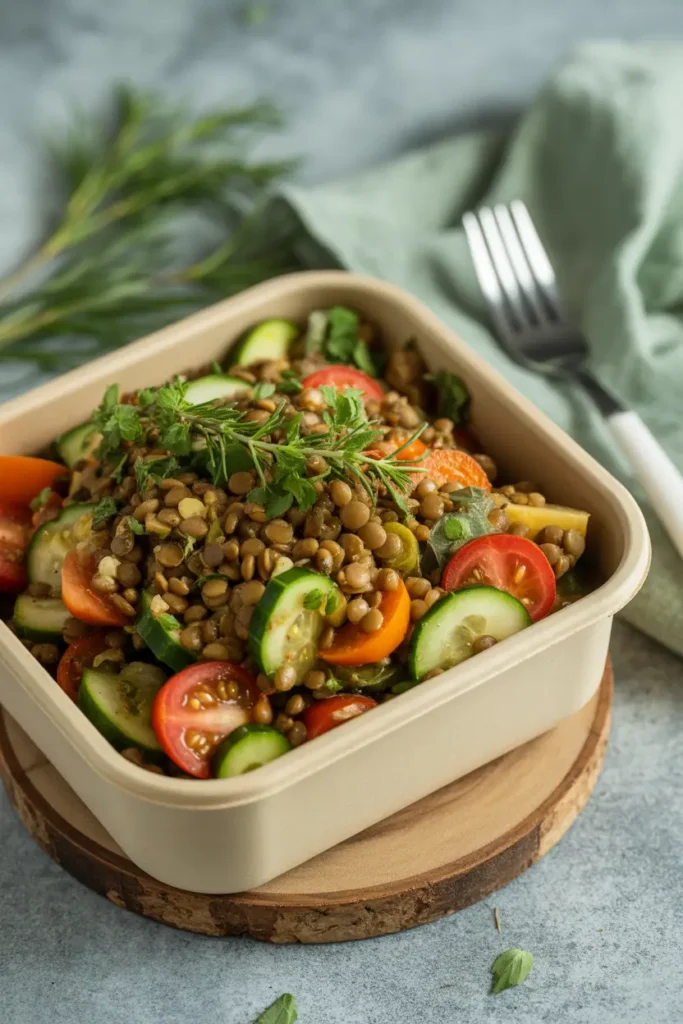 Lentil & Vegetable Salad
