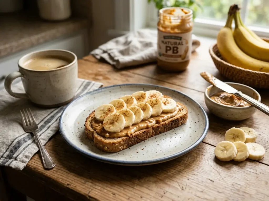 Peanut Butter Banana Toast