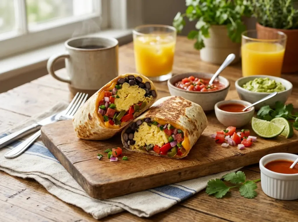 Simple Breakfast Burrito