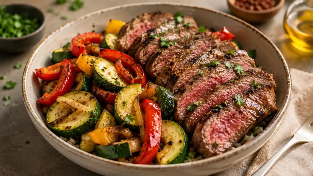 Steak & Veggie Bowl