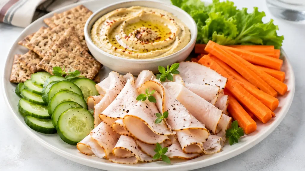 Turkey & Hummus Plate