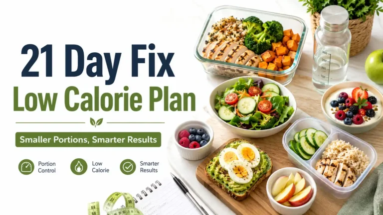 21 Day Fix Low Calorie Plan (Smaller Portions, Smarter Results)