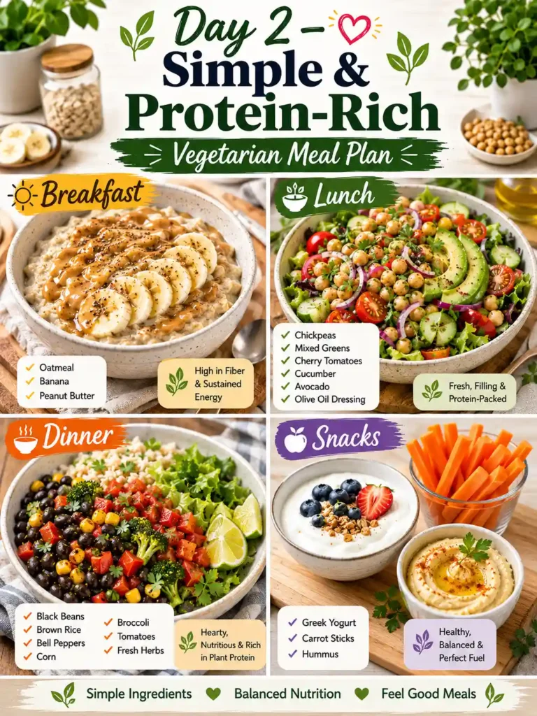 21 Day Fix Vegetarian Meal Plan Day 2