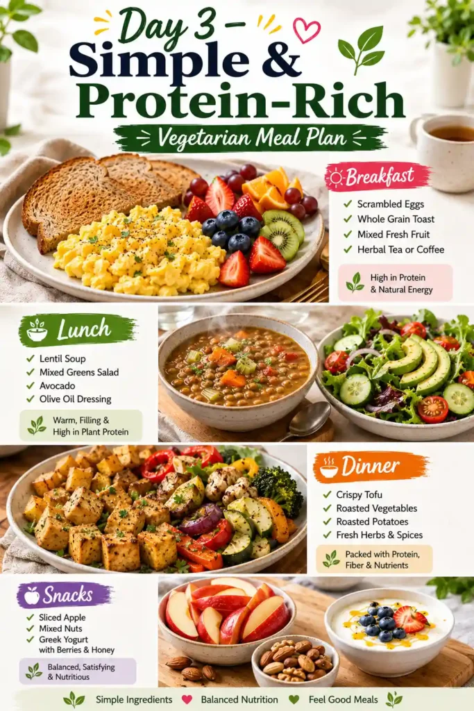 21 Day Fix Vegetarian Meal Plan Day 3