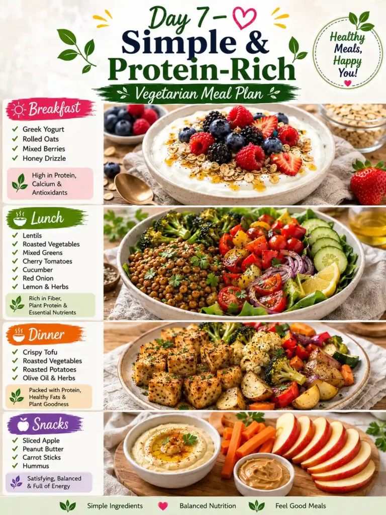 21 Day Fix Vegetarian Meal Plan Day 7