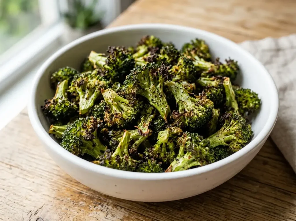 Air Fryer Broccoli Crisps