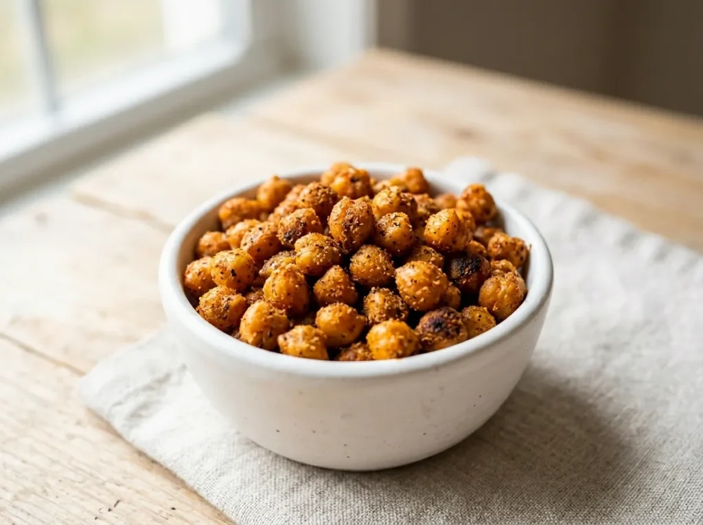 Air Fryer Chickpea Snack