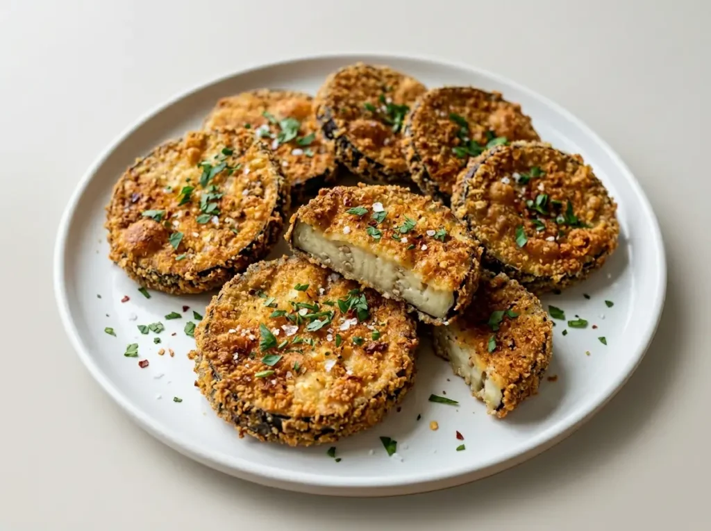 Air Fryer Eggplant Rounds