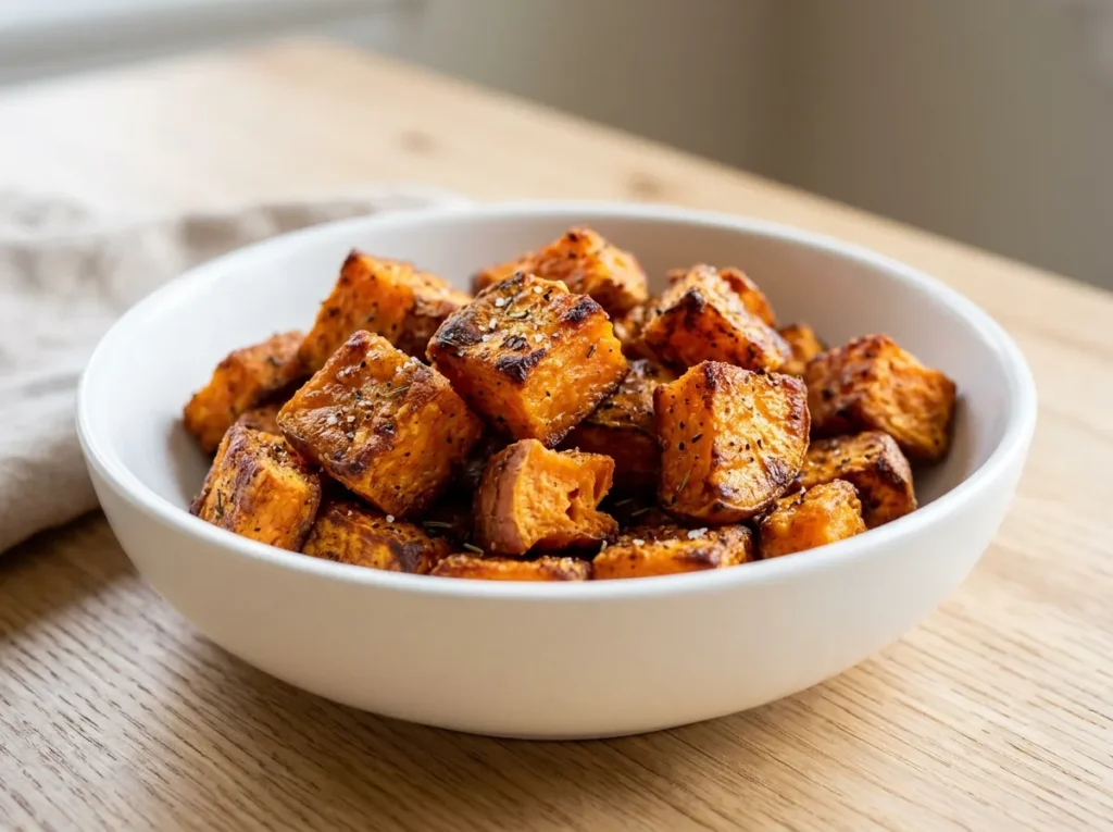 Air Fryer Sweet Potato Cubes