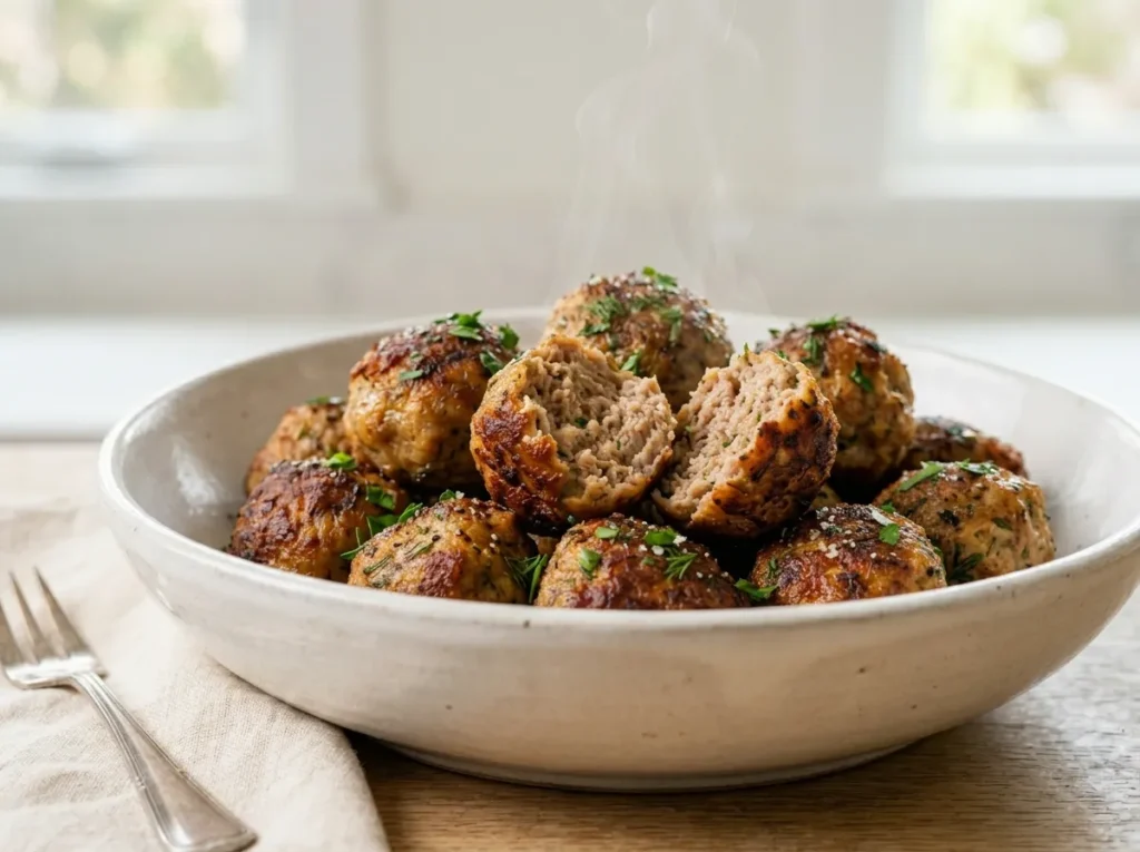 Air Fryer Turkey Meatballs