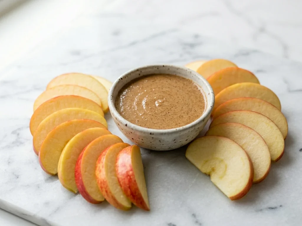 Apple Slices with Almond Butter