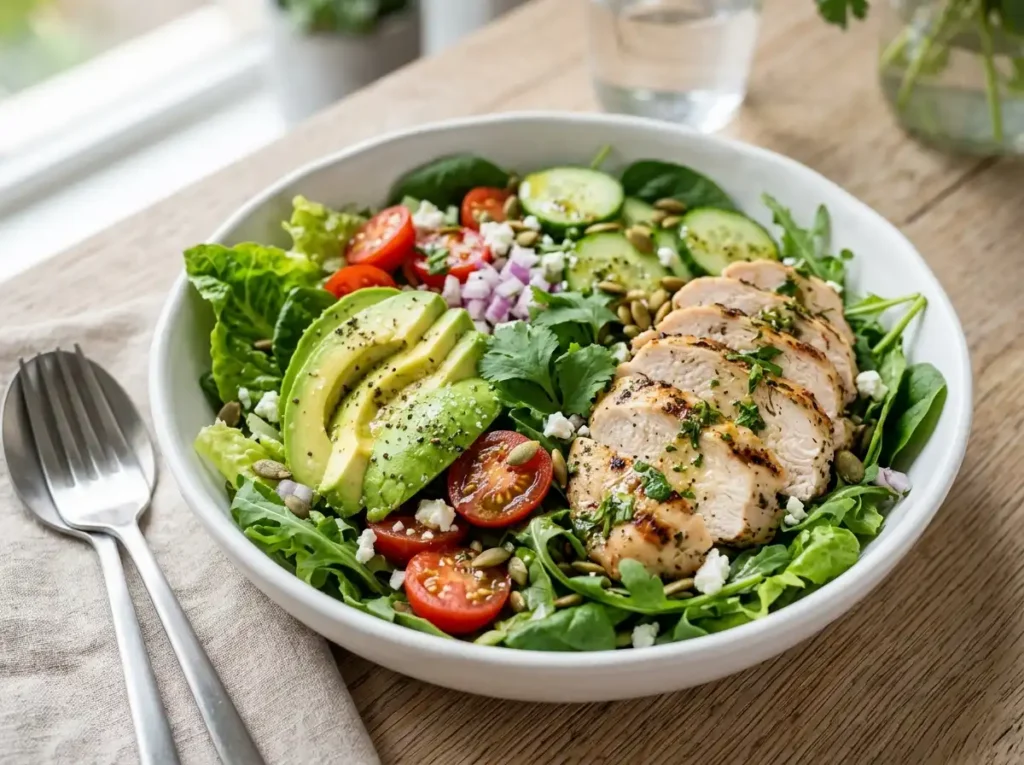 Chicken Avocado Salad Bowl