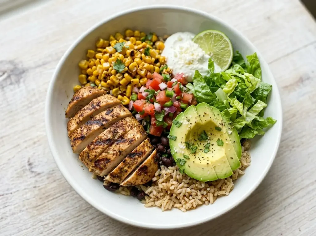 Chicken Burrito Bowl (21 Day Fix Style)