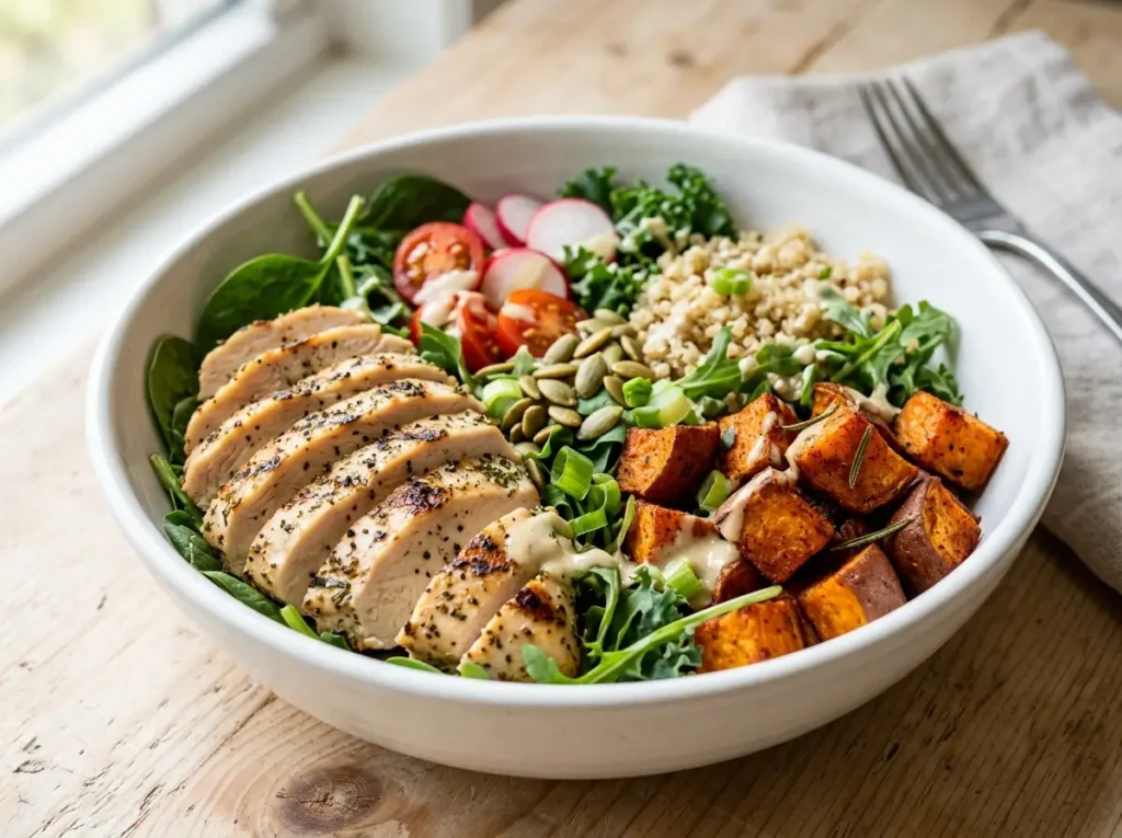 Chicken & Sweet Potato Power Bowl