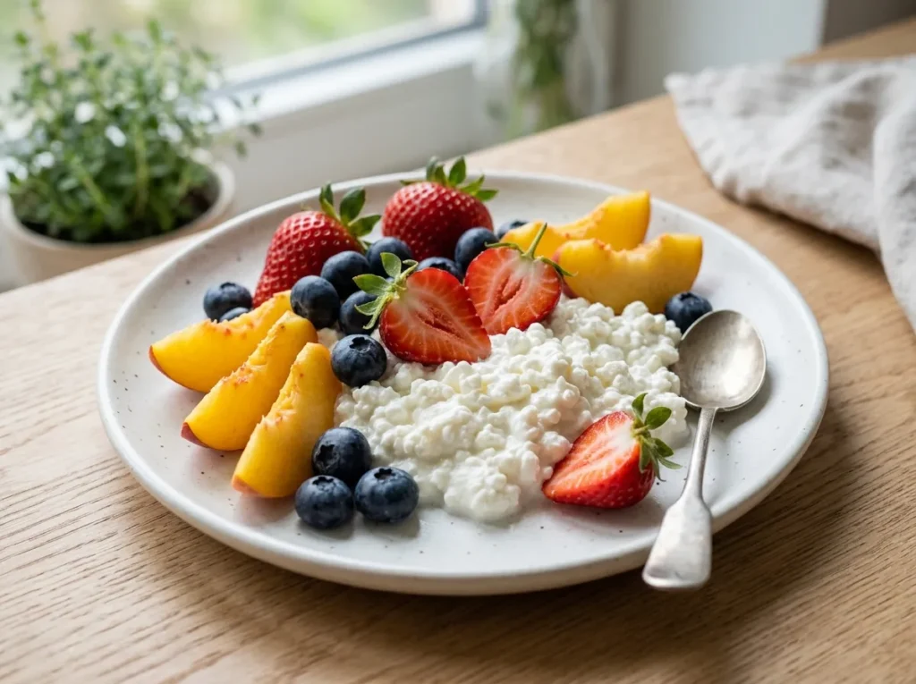 Cottage Cheese & Fruit Plate