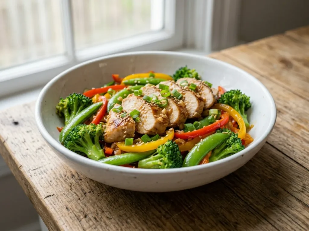 Garlic Chicken Stir-Fry