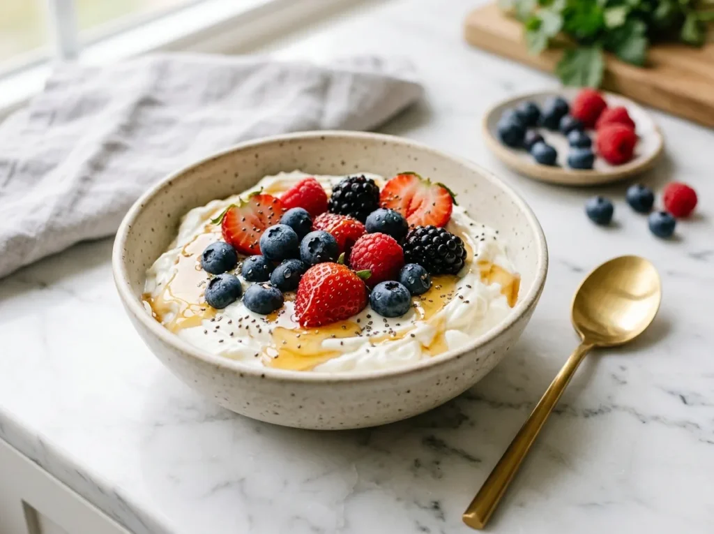 Greek Yogurt with Berries