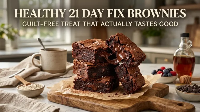 Healthy 21 Day Fix Brownies (Guilt-Free Treat That Actually Tastes Good)